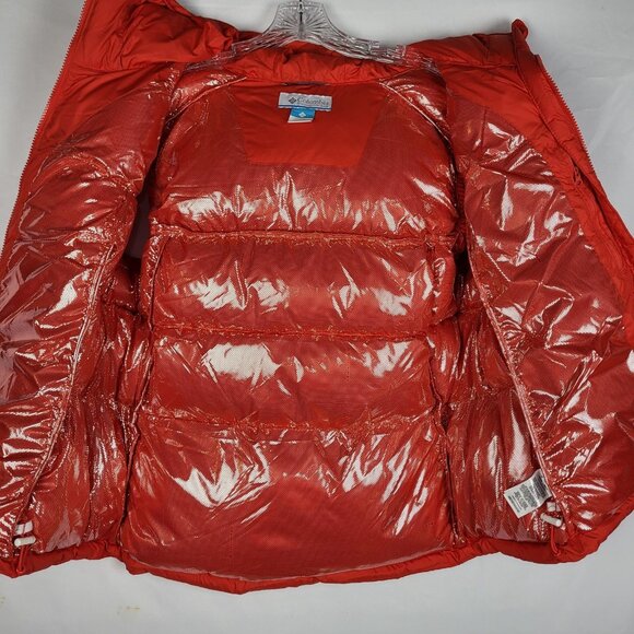 Columbia Pike Lake II Puffer Vest Women's XL Orange Omni Heat Thermal Hooded NWT - Picture 13 of 15